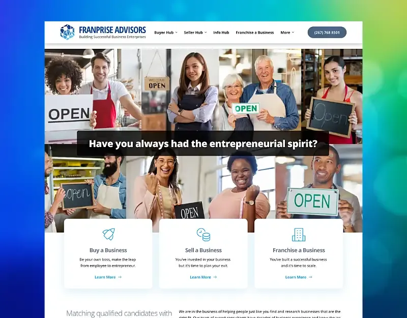 Franprise Advisors Website