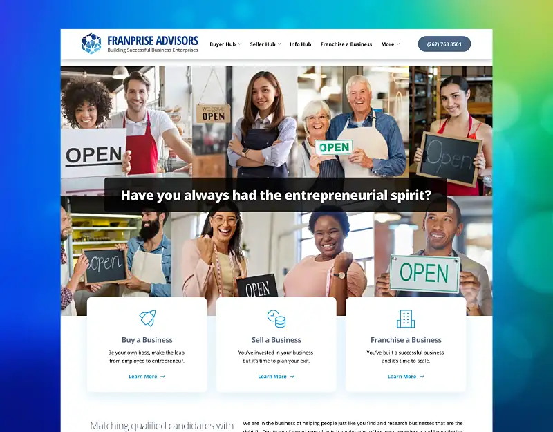 Franprise Advisors Website